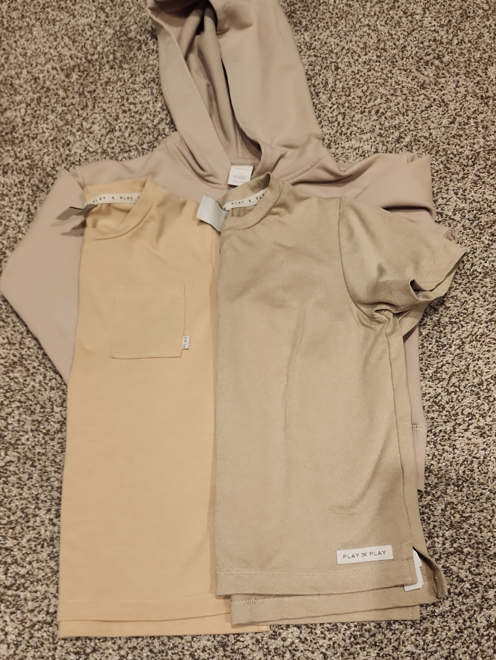 Rylee + Cru Kids Beige & Tan T-Shirt Pack